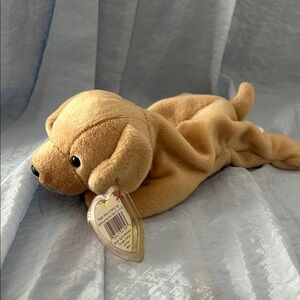 Vtg Ty Beanie Baby 1998 Original “Fetch” the Golden Retriever